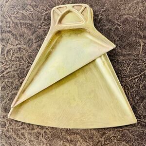 Vintage Brass Dustpan & Crumb Tray Set – Mid-Century Modern Style